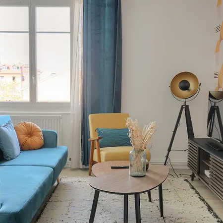 Apartment Design Et Convivial Avec Parking Gratuit